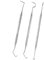 LHQYKHOZ 1 Piece Dental Cleaning Kit, Stainless Steel Double-headed Tartar Remover, Calculus Removal Cleaner.