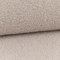 Boucle Stoff Teddystoff Kunstfell Teddy Fur uni beige-grau 1,5m Breite