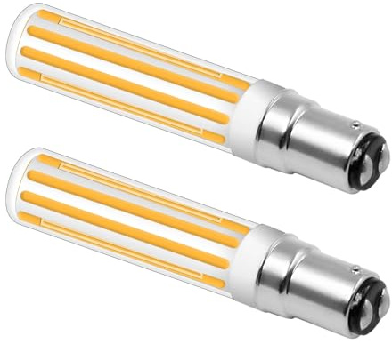 B15D LED Dimmbar Ersatz für Osram Halolux Ceram 100W Halogenlampe | Warmweiß 2700K Bajonett Doppelkontakt Sockel 2er Stück [MEHRWEG]