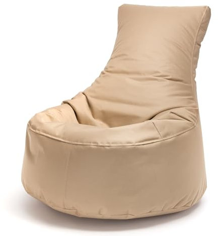 Ecopuf Kinder Sitzsack Seat S für Innen und Außen – wasserabweisend und bequem – Bean Bag aus robustem Polyester