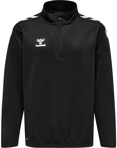 hummel hmlCORE XK Half Zip Poly Sweat Kids, Black/Black, 140