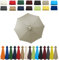 2 m 2.3 m 2.5 m 2.7 m 3.0 m Parasol Replacement Cover 6/8 Struts Patio Umbrella Canopy Fabric Cover Garden Umbrella Replacement Canopy for Cantilever Parasol Yard Garden, taupe, 3.0m-6 Streben