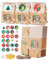 DIY Adventskalender zum Selber Befüllen Kinder : Bonus LED Adventskalender Tüten zum Befüllen Groß, Weihnachtskalender zum Befüllen Adventskalender Häuschen Adventskalender zum Befüllen Kinder