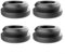 HpLive 30 Stück Gummidurchführungen, gummipfropfen，Wohnmobil Gasherd Topf kompatibel mit 5 mm Stangen