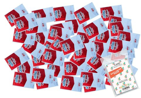 Bundle mit Topps Match Attax Bundesliga - 2024/2025-50 Verschiedene, zufällige Karten + Exklusive Collect-it Hüllen