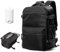 BOXSAM Vakuum Rucksack Handgepäck Flugzeug Tasche Airbag mit Vakuumsystem Reisen Tagesrucksack Ryanair 40x20x25 Rucksack Damen Vacuum Reiserucksack mit Pumpe Wasserdicht Herren Vakuum Koffer.Schwarz