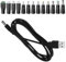 Fizzix USB to DC 5V Cable, Universal 5V USB Power Charger with DC Plug for Electronics