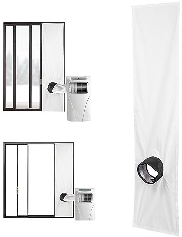 Portable Air Conditioner Window Seal 300cm Adjustable Waterproof Fastening Tape Universal Mobile Air-conditioning Window Kit , 300cm Window Seal for Portable Air Conditioner Aircon Window Seal Air Con