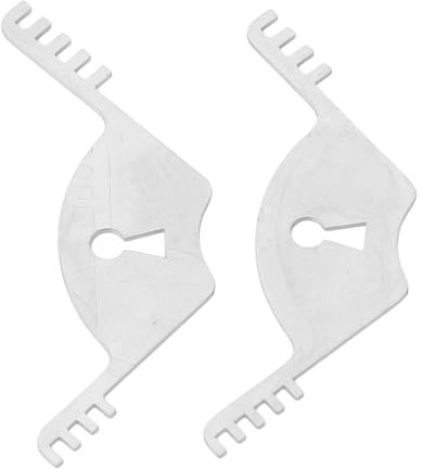 Mrchrogge 2X Feuerwehr Türöffnungswerkzeug, Multifunktionales Edelstahl-Handwerkzeug, Tragbares Firepick Tool für Feuerwehrleute, Rettungsdienst & Polizei