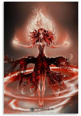 YRUAWRH Mavka The Forest Song-Poster, Wandkunst, ästhetisches Cover, Leinwand, Vintage-Poster, dekoratives Gemälde für Schlafzimmer, Wohnzimmer, 30 x 45 cm, ungerahmter Stil