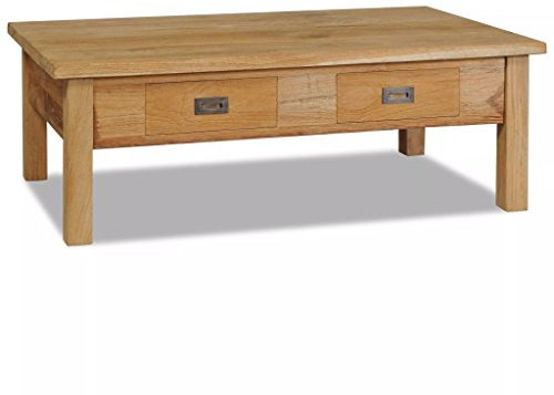 Fasba Teak Massiv Couchtisch Beistelltisch Kaffeetisch Sofatisch Wohnzimmer 100x60x35 cm