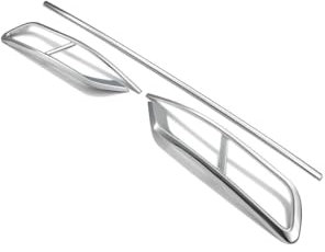 Auspuffblende Abdeckung Diffusor Leiste für VW Passat B8.5 ab 2019 R Line Still 3 TLG