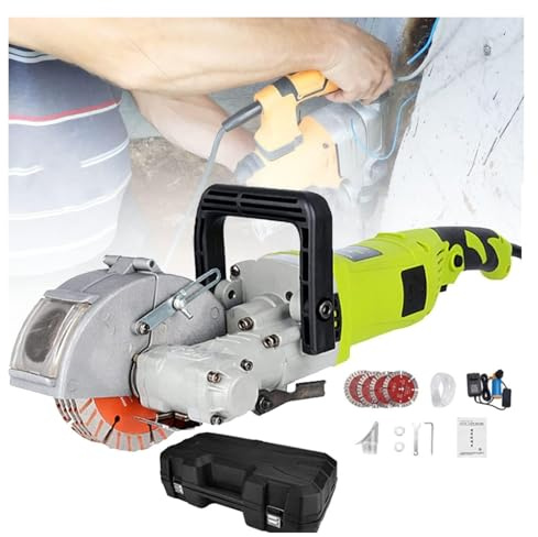 Solaio elettrico a parete, macchina per levigare a muro da 115mm, profondità della macchina per levigare a muro da 42mm, macchina per sbozzare le pareti da 4000W, macchina per tagliare a muro co