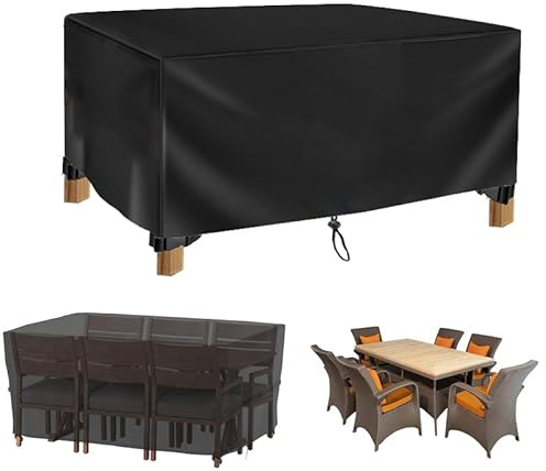 GartenmöBel Abdeckung Wasserdicht Nach Maß,Terrassenmöbel Abdeckhaube Gartentisch 110x40x80cm/Länge x B x H 600D Oxford Wetterfest,wasserdichte Schutzhülle Gartentisch, Abdeckplane für Rattanmöbel
