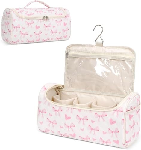 Sanivovonu Airwrap Tasche Reisetasche Groß für Airwrap Haarstyler und Aufsätzen Blumen Haartrocknerhalter Aesthetic Kosmetiktasche Zum Aufhängen