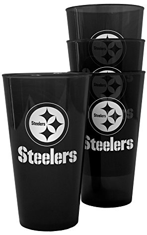 Boelter Brands Pittsburgh Steelers Pint-Glas-Set, Kunststoff
