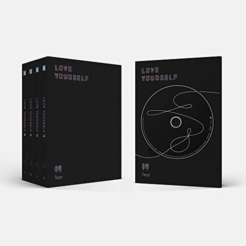 BTS-[Love Yourself 轉'Tear' 3rd Album 4 Ver Set CD+104p PhotoBook+20p Mini Book+1p PhotoCard+1p Staing PhotoCard+Pre-Order Benefit K-POP Sealed