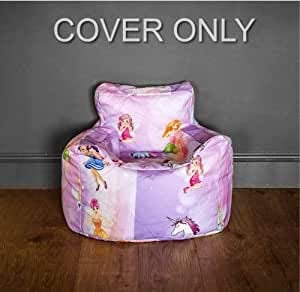HomeZone Kids Bean Bag Chair Cover Only Toddler Beanbag Chairs for Kids Baby Soft Toy Storage Bean Bag Empty Garden Beanbags Waterproof Boys Girls Bedroom Decor Accessories