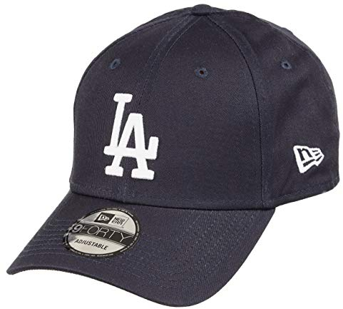 New Era Los Angeles Dodgers MLB Rear Logo Navy/White 9Forty Adjustable Cap - One-Size