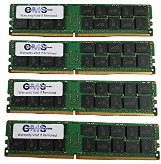 CMS - Memoria RAM de 64 GB (4 x 16 GB) DDR4 21300 2666 MHZ ECC Registered DIMM compatible con Dell® PowerEdge R640, PowerEdge T640, PowerEdge R740, PowerEdge R740xd ECC Register, D61