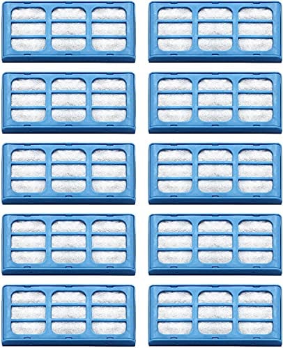 Filtre Fontaine Eau Chat, Cartouches de Filtre Compatibles avec Cat Mate & Dog Mate Source Filtre Purification d'eau pour Animaux de Compagnie par Poweka (Lot de 10)
