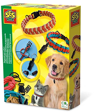 SES Creative 14784 Paracord Haustier Halsbänder, Diverse Farben