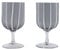 OYOY Living - Mizu Wine Glass - Pack of 2 - Grey (L300547)