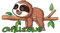 Wandtattoo Tiere bunt für Kinder Wandbild Tiermotiv für Kinderzimmer Babyzimmer Spielzimmer Dekor Wandsticker Aufkleber selbstklebend Mädchen Junge YX039 (Ohne Wunschname, 01 Faultier)