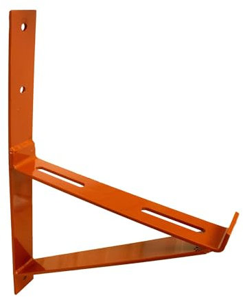 DAPRONA Laufroststütze für Dachtritt und Laufrost, Wandmontage Ziegelrot 25cm, Dachtritte für Schornsteinfeger, sicherer Kamin-Zugang