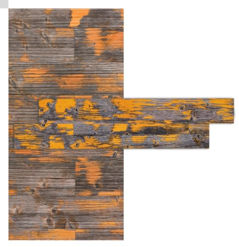 iWerk® – Holzpaneele DIY selbstklebend | Außergewöhnliche Wanddeko | Holzleisten für Wohnzimmer, Schlafzimmer & Kinderzimmer | Paneele für Wand & Decke in Premium-Qualität | Wandpaneel „Sahara