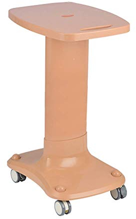AUNEVN Bewegliche Wagen, Haushaltsservice-Wartungswagen-Desktop-Schönheits-Instrument-Trolley-Werkzeughalter-Wagens Am Stillen Rad, Mobiles Hautmanagement-Ausrüstungsregal/Coffee/48 * 35 * 75Cm