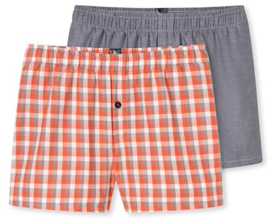 Schiesser Jungen 2 Pack Multipacks-Größe 140 bis 176 Boxershorts, Sortiert 8_182777, 164