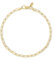 Amberta Damen Herren Echt Büroklammer Armband aus Sterling Silber | Italienisches Armband Charms Silber |Gliederarmband Silber Büroklammer Armband: 3 mm Amband Gold 18 cm