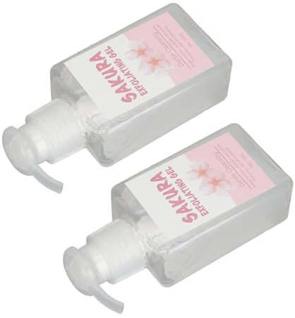 Gesichtspeeling, Peeling-Gel, Sanftes Gesichtspeeling-Gel, Nährendes Kirschblütenextrakt, Entfernung Abgestorbener Haut, Gesicht, 2 Stück, 100 G, Peeling für Gesichtspeeling,