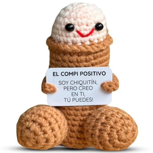 LOS BUEN ROLLITO® Regalo Original y Divertido Patata Positiva | Idea Graciosa, Cumpleaños Hombre Mujer Pareja Adolescente | Regalo Decoración Casa, Oficina (El Compi)