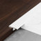 Raouoae Übergangsprofil 3 Stück*90cm Übergangsschiene Aluminium-T-profil Arbeitsplatten Verbindungsschiene Übergangsleiste Laminat For Verbinden Von Böden Gleicher Höhe(Weiß,Breite 20 mm)