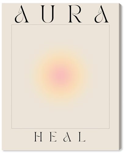 Art Remedy Aura Heal Leinwand-Poster, Retro-Aura-Thema, Galerieverpackung, 61 x 76,2 cm