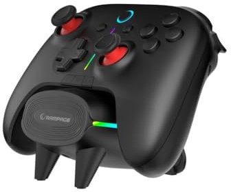Rampage HYDRA PRO schwarz BT + PC Gamepad RGB Joypad mit 2.4 GHz Ladestation