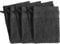 Lot de 6 Gants de Toilette - 100% Coton - 450 GR/m2 - Anthracite