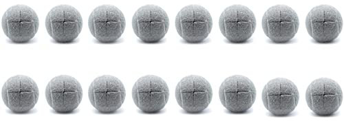 Feeuid 16 STÜCK Vorgeschnittener Walker Tennis Ball für Möbel Beine und Boden Schutz, Strapazierfähige, Langlebige Filz Polster Abdeckung,