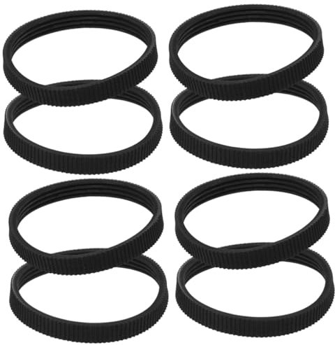 Angoily 8pcs Planer Drive Belt Fitting High Strength Rubber Belts Replacement for Electric Planer DIY Woodworking