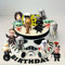 Set di 14 decorazioni per torte 3D Wars, set di figure di guerre, decorazioni per torta di buon compleanno, decorazioni per feste in stile cartone animato