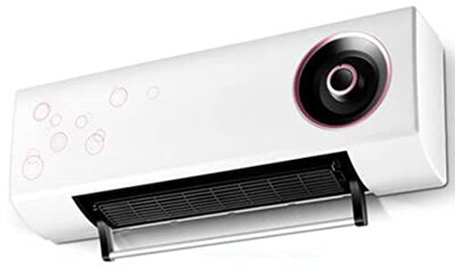 SaryEdge Wall-Mounted Air Conditioner,Bathroom Heater-2000W,Electric Ceramic PTC Over Door Fan Heater,Remote Control and Timer- HD LCD Smart Display (Mechanical Model