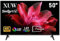 XUW 50 inch UHD 4K Smart TV, D-LED backlight Television, Borderless Design,HDMI USB DVB-T2/S2 RJ45 Interface, large screen for living room, bedroom, home entertainment - black