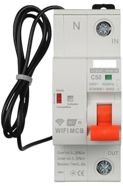 Magnetotermico Interruttore automatico intelligente WiFi 2P3P4P Protezione da cortocircuito Interruttore di riarmo intelligente temporizzato Controllo remoto(1,32A)