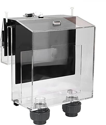 Bonbela Acryl-Siphon-Überlauf-Box auf Überlauf-Box Selbst Starten der Überlauf-Box für Aquarium mit Überlauf-Kamm und Rückschlag Ventil 5000L/H Durchfluss