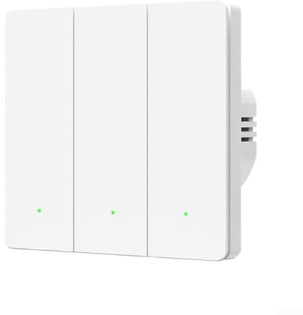 Pour interrupteur mural intelligent Tuya, pour la connectivité Zigbee, pas de fil neutre nécessaire, fonctionne parfaitement avec Alexa et Google Home (3 voies)
