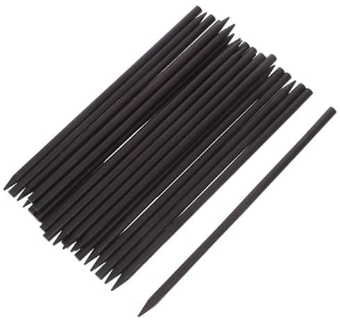TOPPERFUN 25 pièces Baguettes à Cheveux Bois Style Crayon Accessoires Simples pour Fille Coiffure Chic