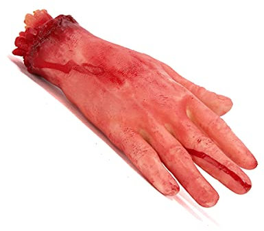 DEGUISE TOI - Main coupée ensanglantée Halloween - Main - Taille Unique - Rouge - Decoration/Animation - Mousse, Plastique - - Halloween