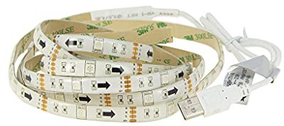 Xanlite Ruban led - Rubans à led - Bande led - Bande à led - Ruban led de 2 mètres - Ruban à led multicolore - Kit Strip LED TV couleurs changeantes - LSBKTVRVB